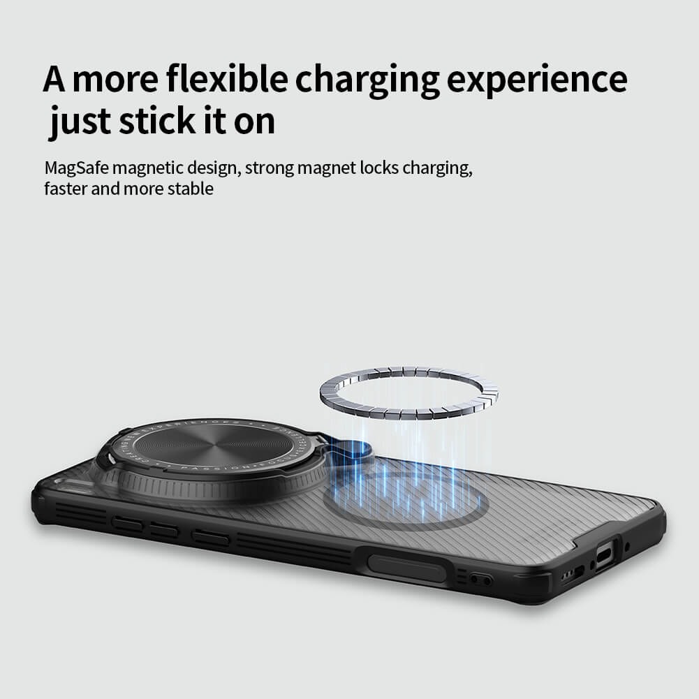 Чехол-крышка NILLKIN для Vivo X200 Ultra (серия Camshield Prop Magnetic Clear version)